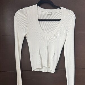 Abercrombie & Fitch Long-Sleeve Slim Scoopneck Sweater